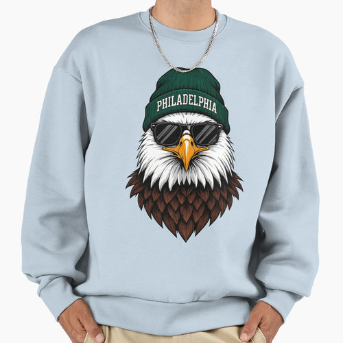 Philadelphia Eagle Fan Art Sweatshirt - Unique Graphic Unisex - T-Shirt, Sweatshirt, Hoodie