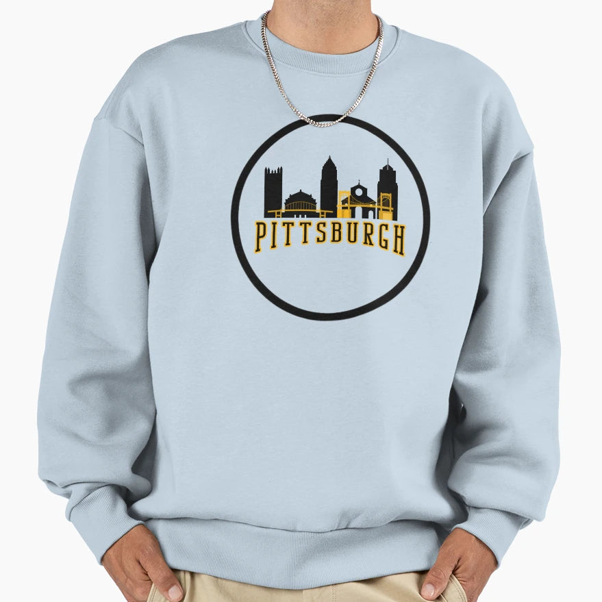 Pittsburgh T-Shirt - Custom Art Print Unisex - T-Shirt, Sweatshirt, Hoodie