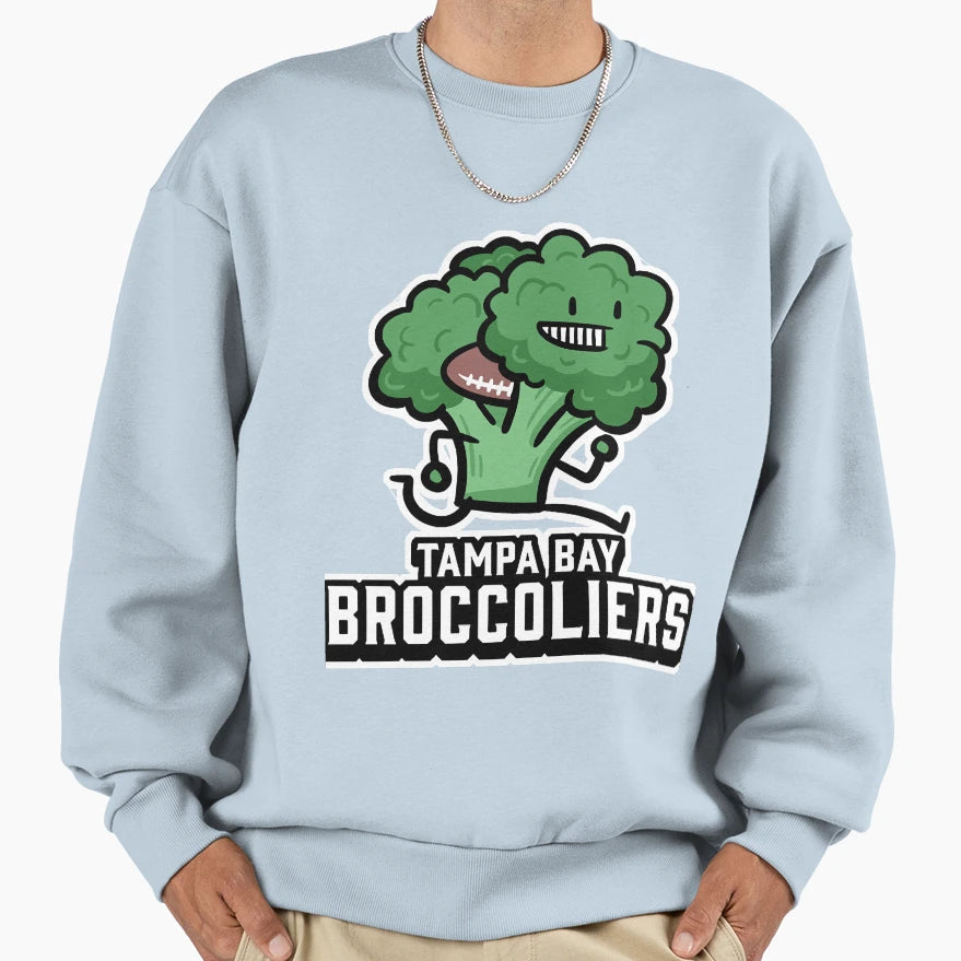 Tampa Bay Broccoliers Sweatshirt - Graphic Print for Adults - T-Shirt, Sweatshirt, Hoodie