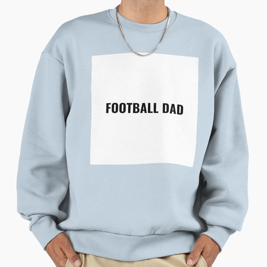 Football Dad Fathers Day Gift T-Shirt - Aesthetic Graphic for Adults - T-Shirt, Sweatshirt, Hoodie