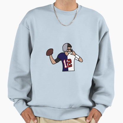Brady Pats Buccs Sweatshirt - Novelty Apparel for Adults - T-Shirt, Sweatshirt, Hoodie