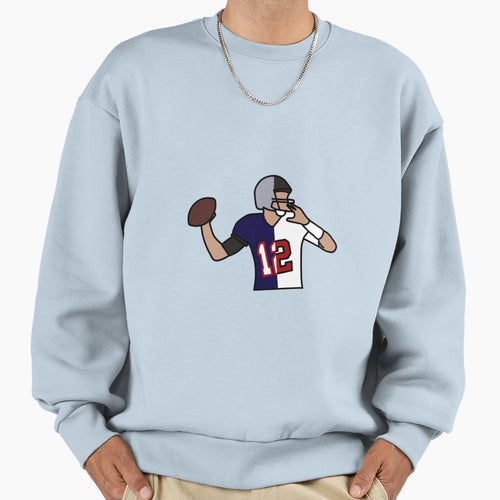 Brady Pats Buccs Sweatshirt - Novelty Apparel for Adults - T-Shirt, Sweatshirt, Hoodie