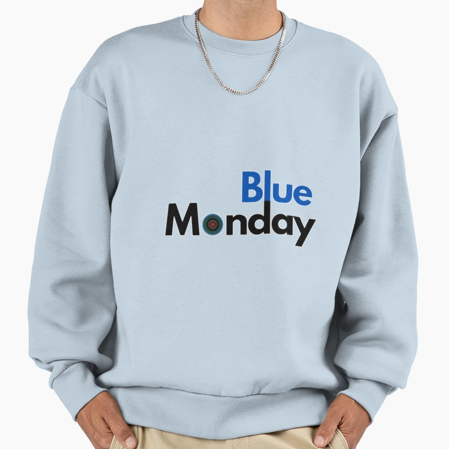 Blue Monday New Order Sweatshirt - Fun Novelty Design Unisex - T-Shirt, Sweatshirt, Hoodie