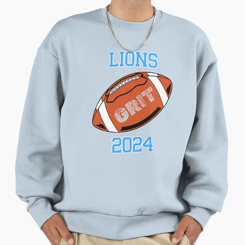 Lions 2024 Grit Lions Nation T-Shirt - Graphic Print for Adults - T-Shirt, Sweatshirt, Hoodie