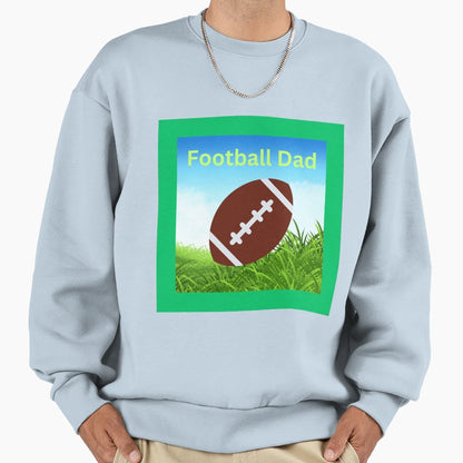 Football Dad Sweatshirt - Minimalist Print for Adults - T-Shirt, Sweatshirt, Hoodie