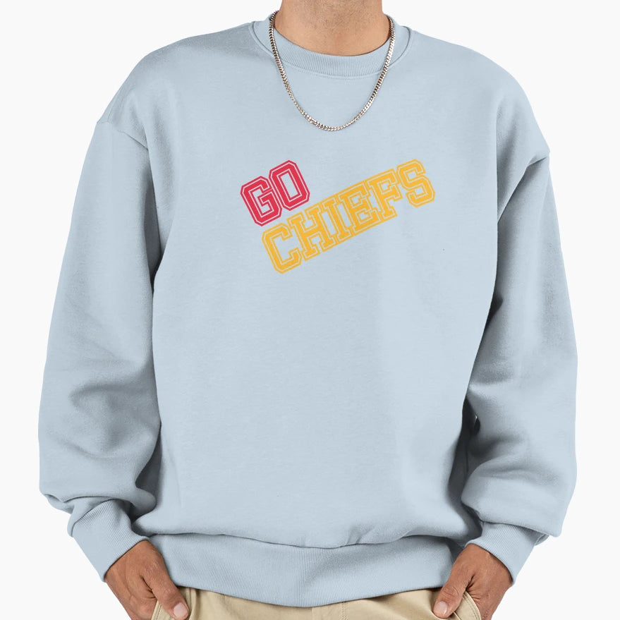 Go Chiefs Sweatshirt - Streetwear Style for Adults - T-Shirt, Sweatshirt, Hoodie