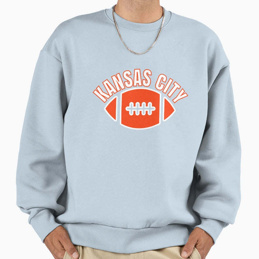 Kansas City Kansas Football Nfl Sweatshirt - Custom Art Print Men Women - T-Shirt, Sweatshirt, Hoodie