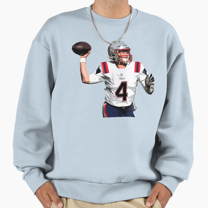 Bailey Zappe Sweatshirt - Trendy Graphic Men Women - T-Shirt, Sweatshirt, Hoodie