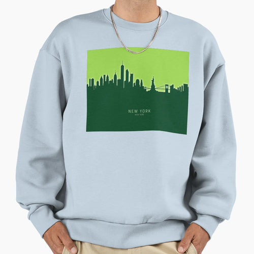 New York Skyline Sweatshirt - Custom Art Print for Adults - T-Shirt, Sweatshirt, Hoodie