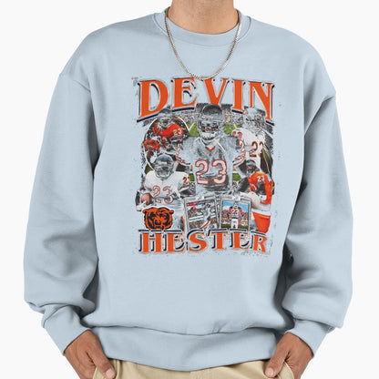 Devin Hester Bootleg Sweatshirt - Graphic Print Unisex - T-Shirt, Sweatshirt, Hoodie