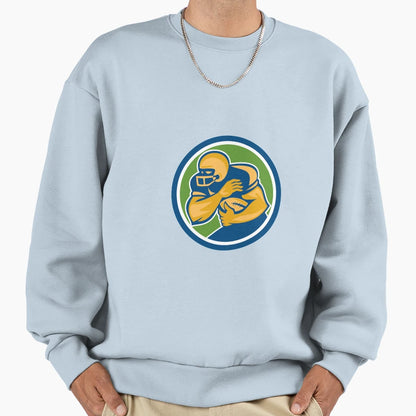 American Football Running Back Sweatshirt - Custom Art Print Men Women - T-Shirt, Sweatshirt, Hoodie