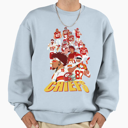 Art Kansas City Chiefs Sweatshirt - Fun Novelty Design Unisex - T-Shirt, Sweatshirt, Hoodie