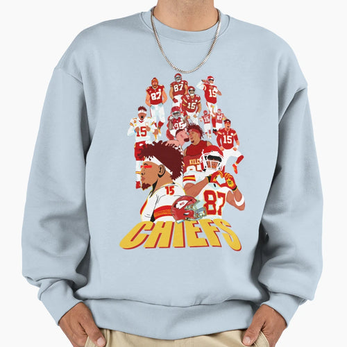 Art Kansas City Chiefs Sweatshirt - Fun Novelty Design Unisex - T-Shirt, Sweatshirt, Hoodie