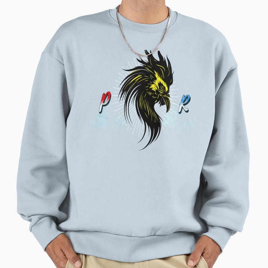 Team Rubio Fighting Cock Puerto Rico Sweatshirt - Graphic Print Men Women - T-Shirt, Sweatshirt, Hoodie