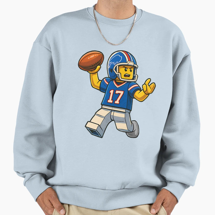 Block Allen American Footbal Sweatshirt - Casual Everyday Wear for Adults - T-Shirt, Sweatshirt, Hoodie