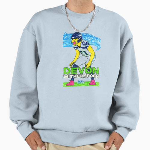 Devon Witherspoon Sweatshirt - Unique Graphic for Adults - T-Shirt, Sweatshirt, Hoodie
