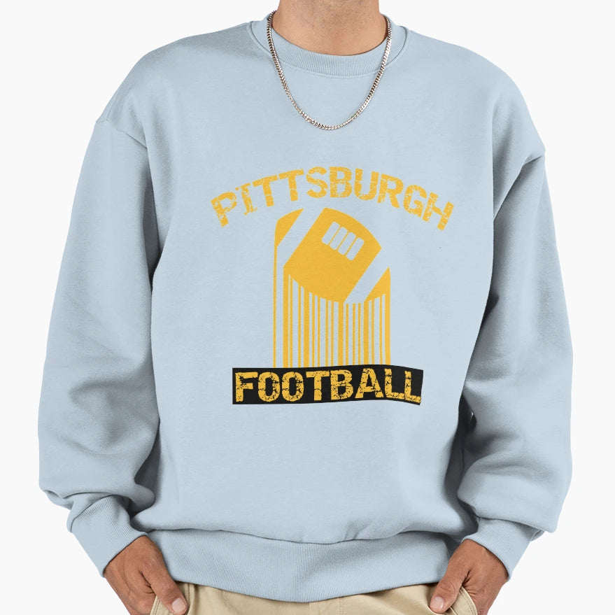 Pittsburgh Football Sweatshirt - Fun Novelty Design for Adults - T-Shirt, Sweatshirt, Hoodie
