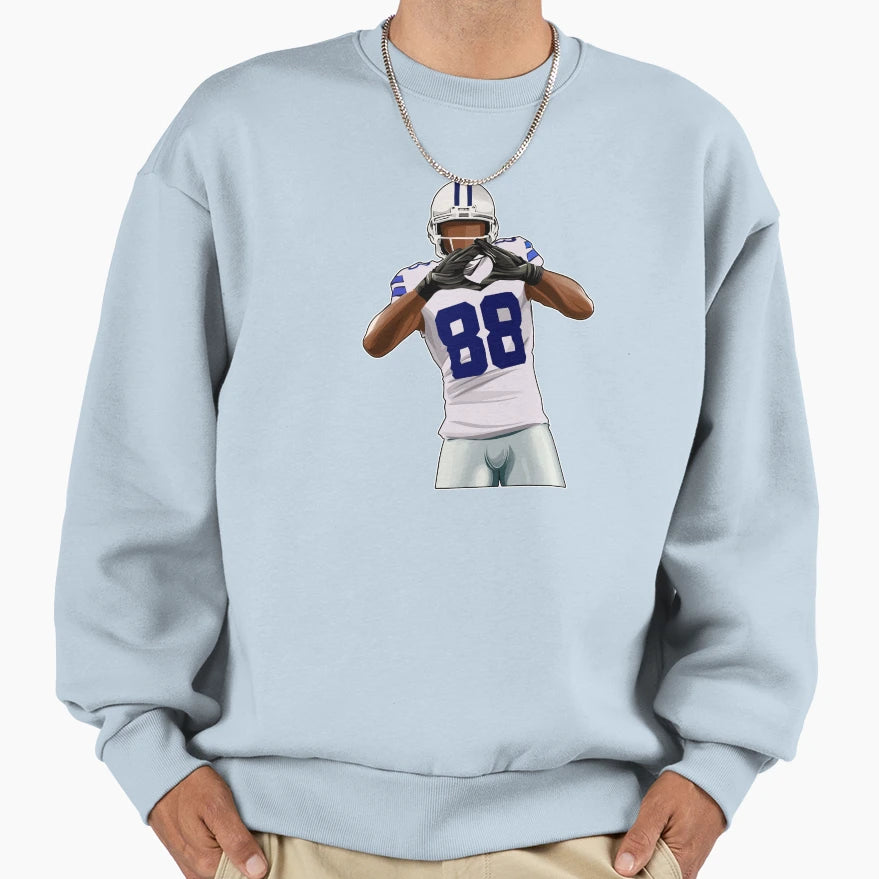 Dez Bryant 88 Celebrates Touchdown Sweatshirt - Casual Everyday Wear Unisex - T-Shirt, Sweatshirt, Hoodie