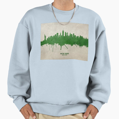 New York City Skyline Sweatshirt - Novelty Apparel for Adults - T-Shirt, Sweatshirt, Hoodie