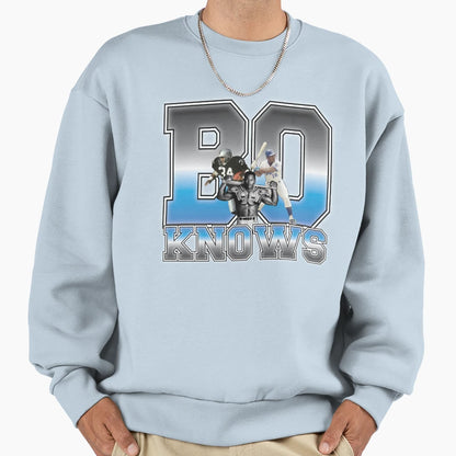 Bo Knows Sweatshirt - Trendy Graphic Men Women - T-Shirt, Sweatshirt, Hoodie