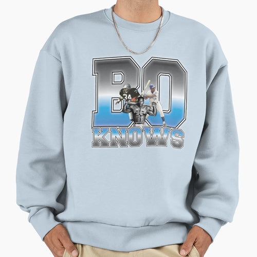 Bo Knows Sweatshirt - Trendy Graphic Men Women - T-Shirt, Sweatshirt, Hoodie