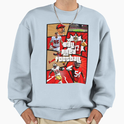 Bay Area Football Sweatshirt - Unique Graphic Men Women - T-Shirt, Sweatshirt, Hoodie