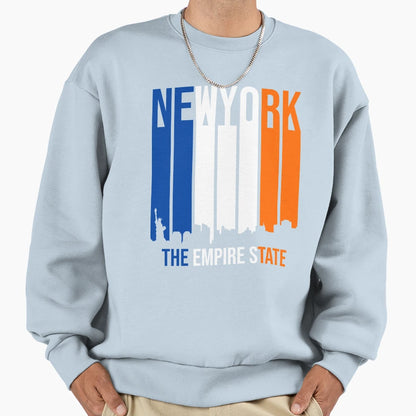 New York Empire State Sweatshirt - Minimalist Print Unisex - T-Shirt, Sweatshirt, Hoodie