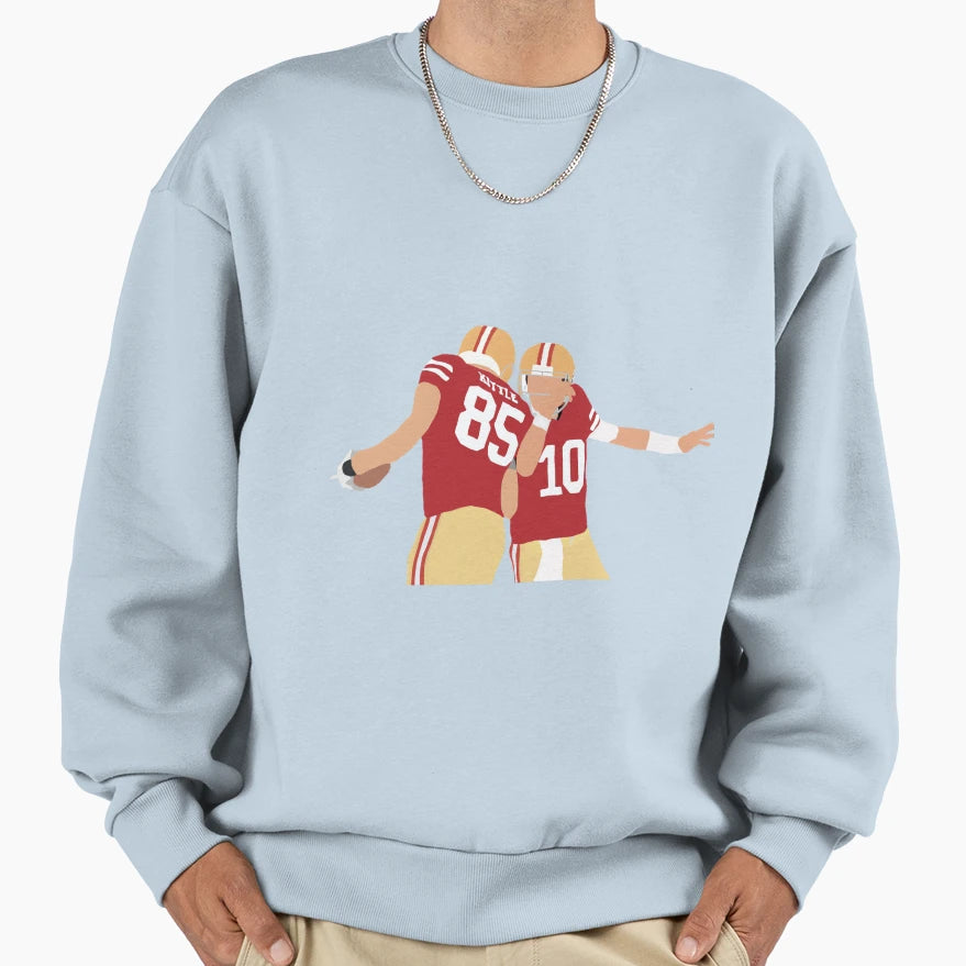 Jimmy G And GK Sweatshirt - Minimalist Print for Adults - T-Shirt, Sweatshirt, Hoodie