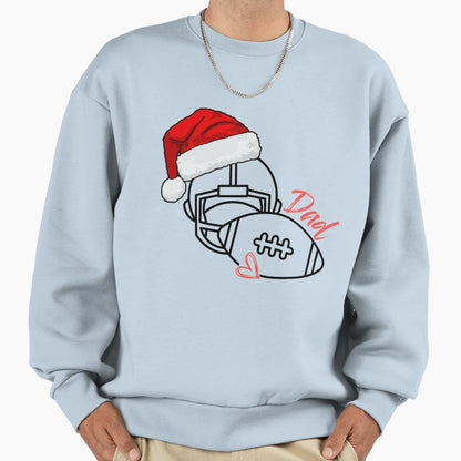 Santa Rugby Dad Sports Father Gift Sweatshirt - Trendy Graphic Men Women - T-Shirt, Sweatshirt, Hoodie