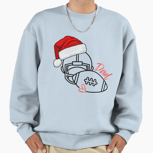 Santa Rugby Dad Sports Father Gift Sweatshirt - Trendy Graphic Men Women - T-Shirt, Sweatshirt, Hoodie