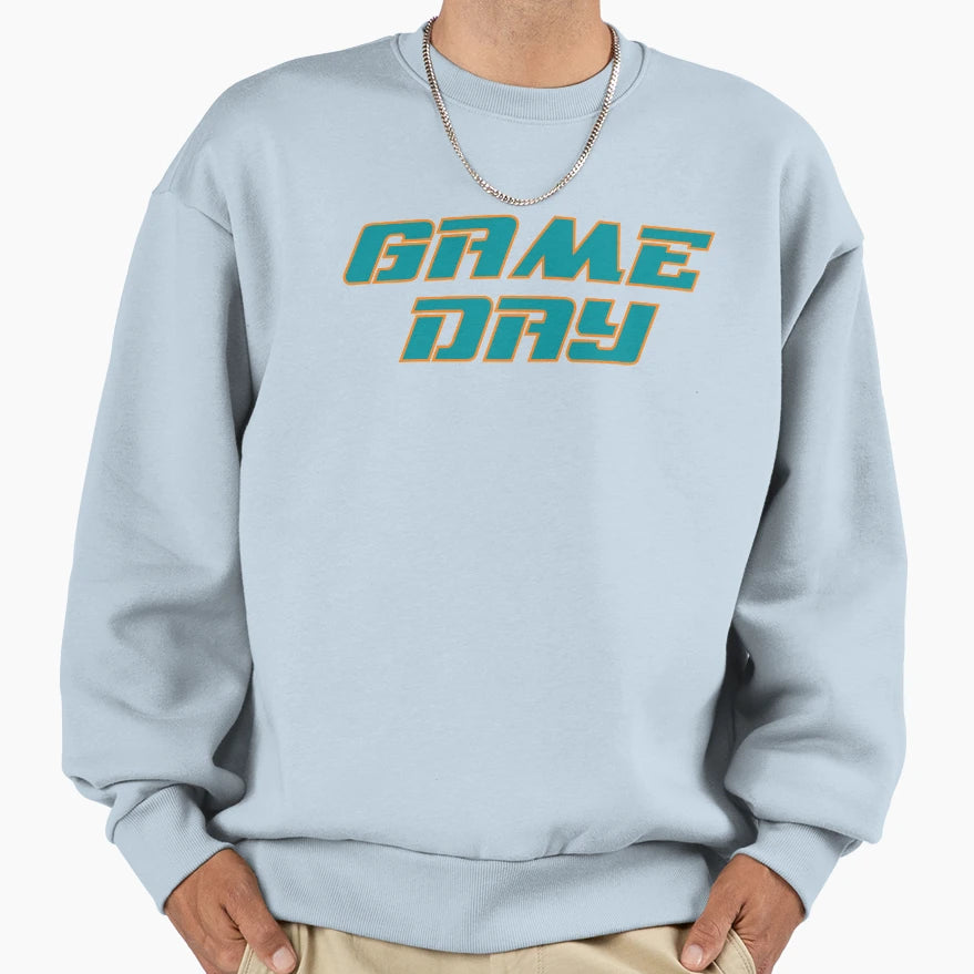 Game Day Miami Dolphins American Sweatshirt - Streetwear Style for Adults - T-Shirt, Sweatshirt, Hoodie