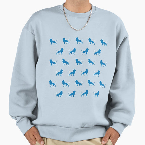 Blue Lions Sweatshirt - Trendy Graphic for Adults - T-Shirt, Sweatshirt, Hoodie