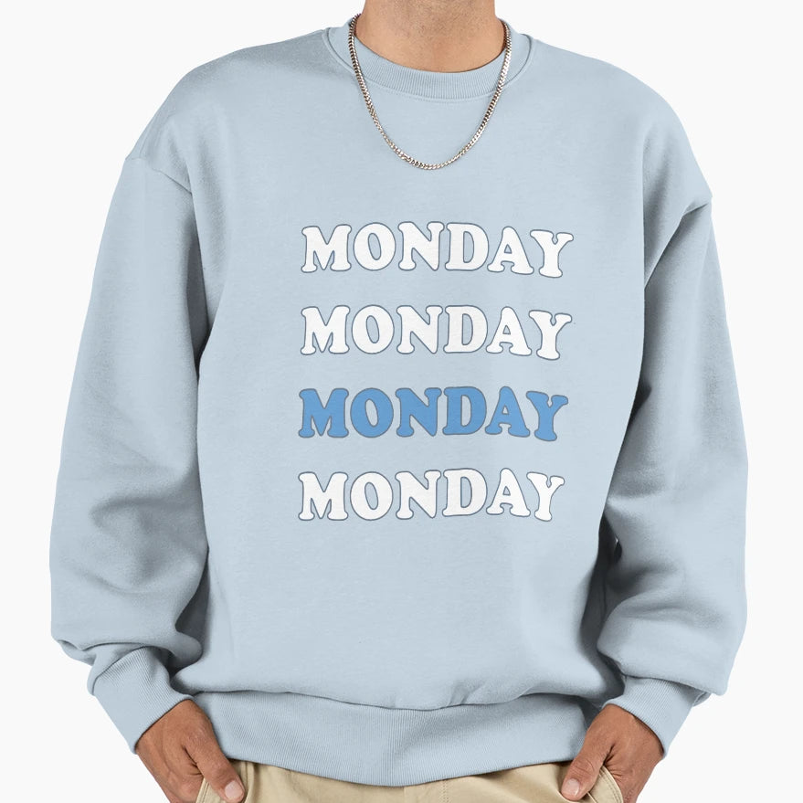 Blue Monday January Sad Observance Sweatshirt - Unique Graphic Men Women - T-Shirt, Sweatshirt, Hoodie
