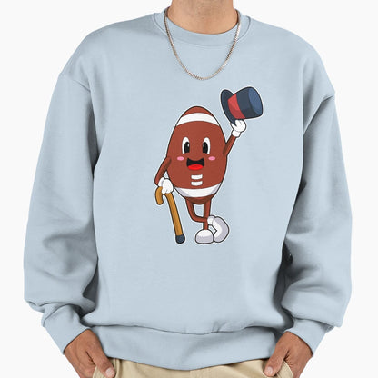 Gentleman Football Sports Sweatshirt - Graphic Print Men Women - T-Shirt, Sweatshirt, Hoodie