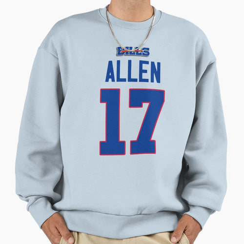Allen 17 Bills Sweatshirt - Casual Everyday Wear Unisex - T-Shirt, Sweatshirt, Hoodie