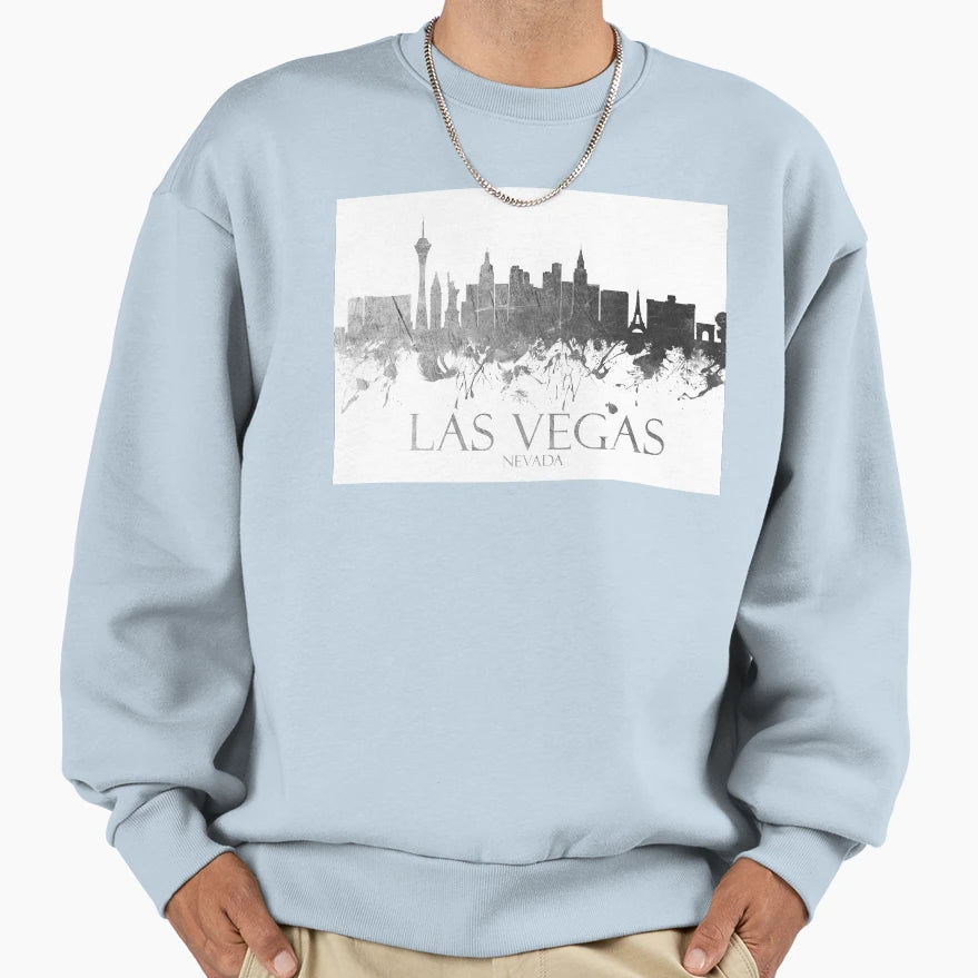 Las Vegas Nevada Skyline 18 Sweatshirt - Streetwear Style Men Women - T-Shirt, Sweatshirt, Hoodie
