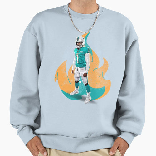 TH Dolphins Sweatshirt - Minimalist Print Men Women - T-Shirt, Sweatshirt, Hoodie