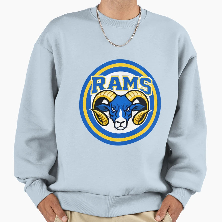 Rams Sweatshirt - Casual Everyday Wear Unisex - T-Shirt, Sweatshirt, Hoodie