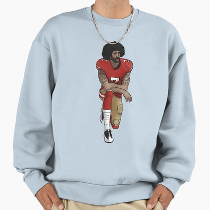 Colin Kaepernick Sweatshirt - Aesthetic Graphic for Adults - T-Shirt, Sweatshirt, Hoodie