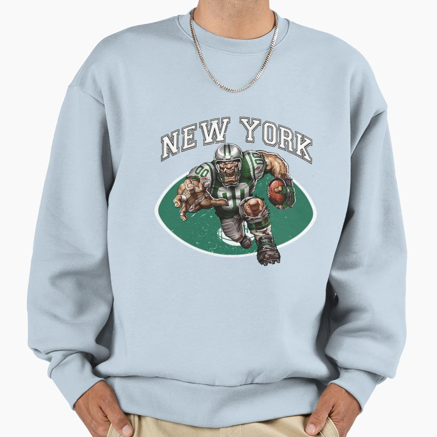 New York Football Sweatshirt - Streetwear Style for Adults - T-Shirt, Sweatshirt, Hoodie