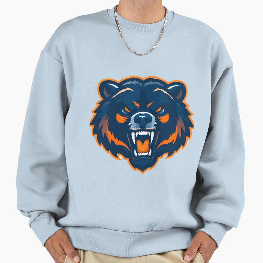 Orange Blue Illustrations Iconic Sweatshirt - Streetwear Style Men Women - T-Shirt, Sweatshirt, Hoodie