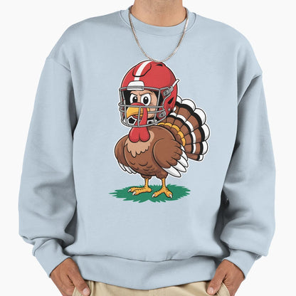 Thanksgiving Football Football Turkey Sweatshirt - Trendy Graphic Unisex - T-Shirt, Sweatshirt, Hoodie