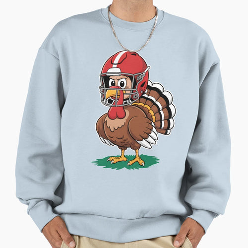 Thanksgiving Football Football Turkey Sweatshirt - Trendy Graphic Unisex - T-Shirt, Sweatshirt, Hoodie