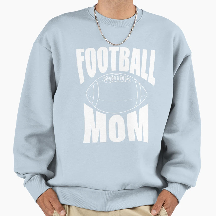 Football Mom Sweatshirt - Graphic Print for Adults - T-Shirt, Sweatshirt, Hoodie