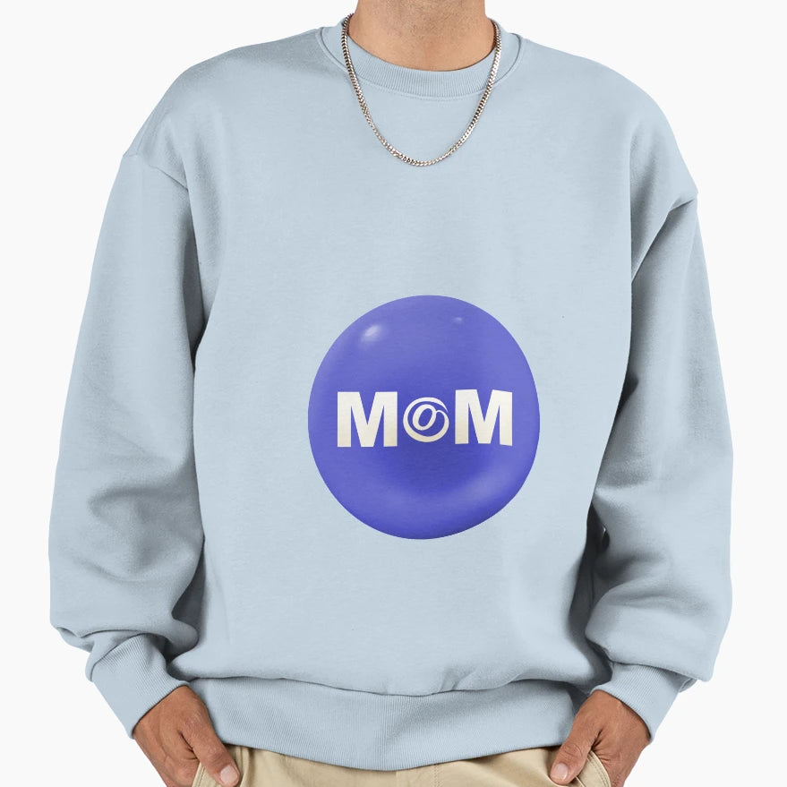 Mom Mm Blue Sweatshirt - Novelty Apparel Men Women - T-Shirt, Sweatshirt, Hoodie