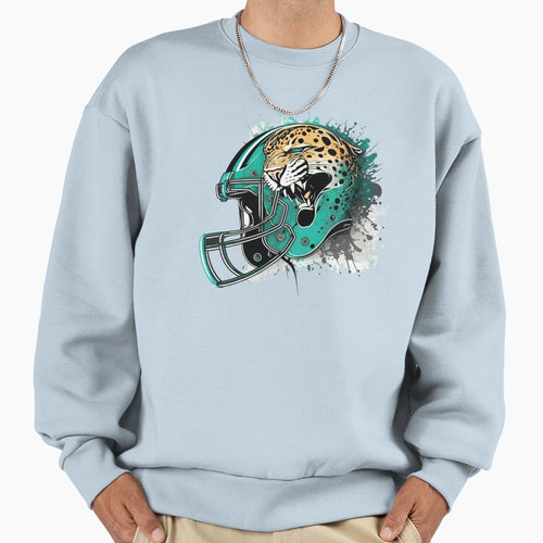Jacksonville Jaguars Helmet Sweatshirt - Graphic Print Men Women - T-Shirt, Sweatshirt, Hoodie