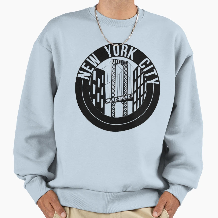 New York City Bridge Sweatshirt - Graphic Print for Adults - T-Shirt, Sweatshirt, Hoodie
