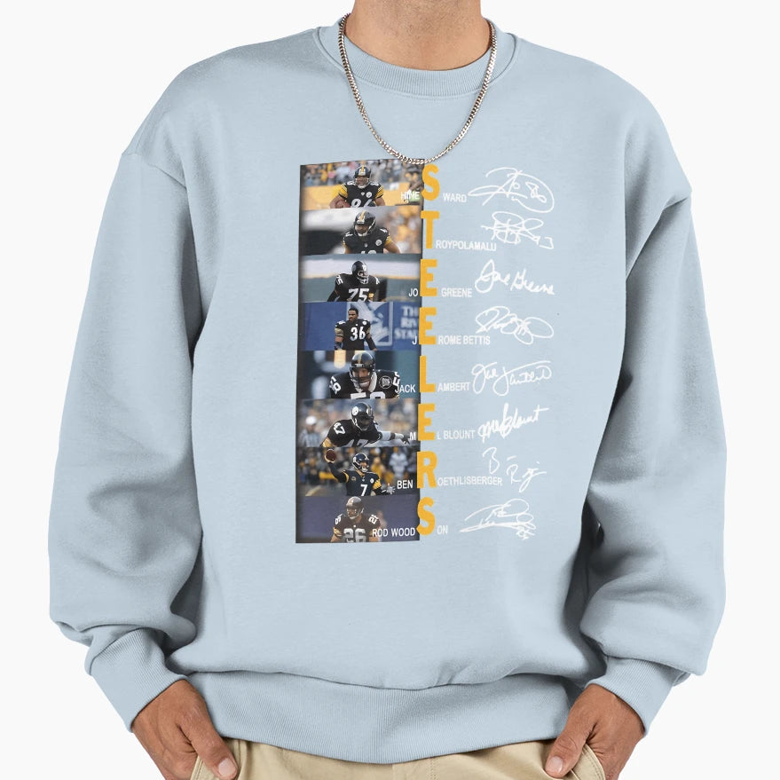 Hines Ward Troy Polamalu Joe Greene Sweatshirt - Graphic Print Men Women - T-Shirt, Sweatshirt, Hoodie