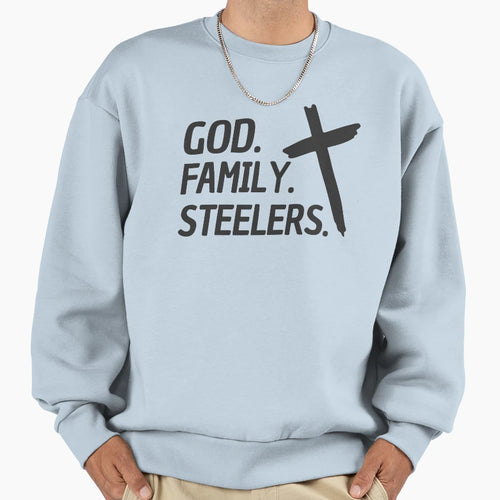 God Family Steelers Veterans Day Sweatshirt - Trendy Graphic for Adults - T-Shirt, Sweatshirt, Hoodie