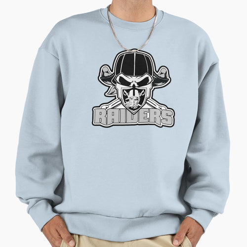 Raider Skull And Bones Sweatshirt - Fun Novelty Design for Adults - T-Shirt, Sweatshirt, Hoodie